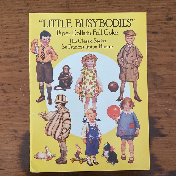 Vintage Little BusyBodies paper dolls Frances Tipton Hunter in color uncut 1988 - Picture 2 of 12